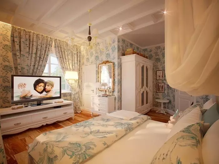 Стиль «прованс» в интерьере спальни: фото, дизайн, идеи