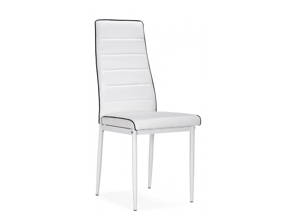 на металлокаркасе DC2-001 white / black Стул на металлокаркасе - фото №1