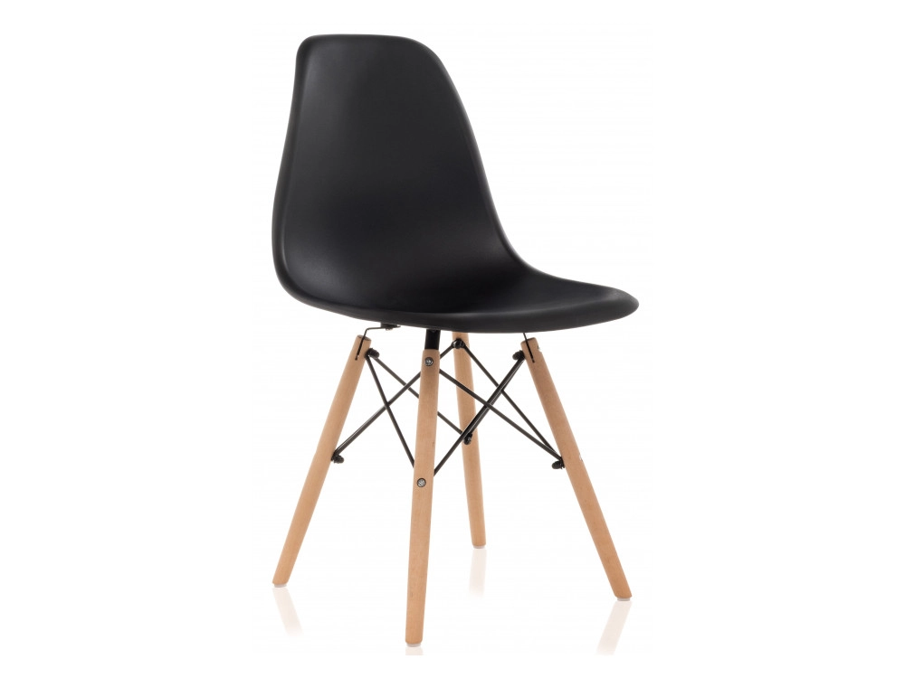 Eames PC-015 черный Пластиковый стул - фото №1