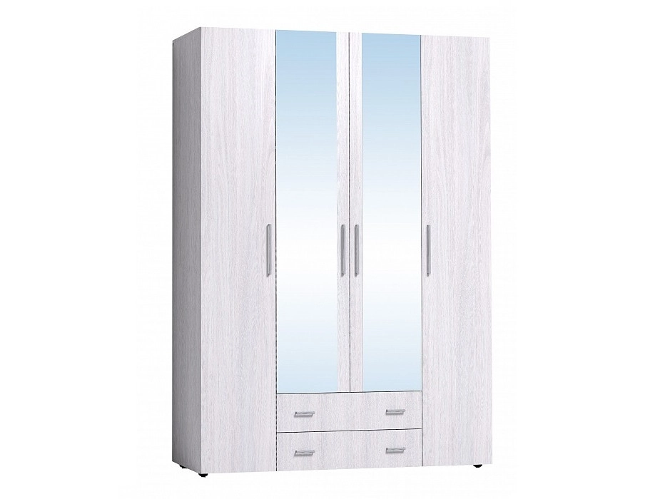Шкаф для одежды и белья Монако 555, ясень анкор светлый - фото №1