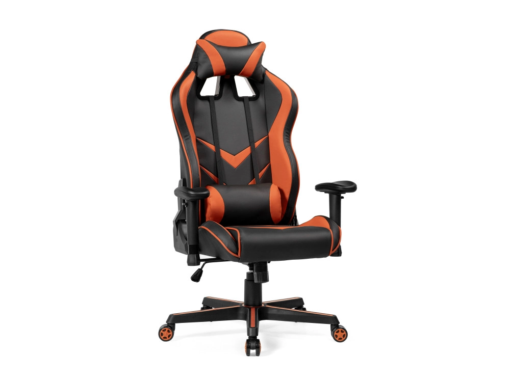Racer черное / оранжевое Компьютерное кресло - фото №1