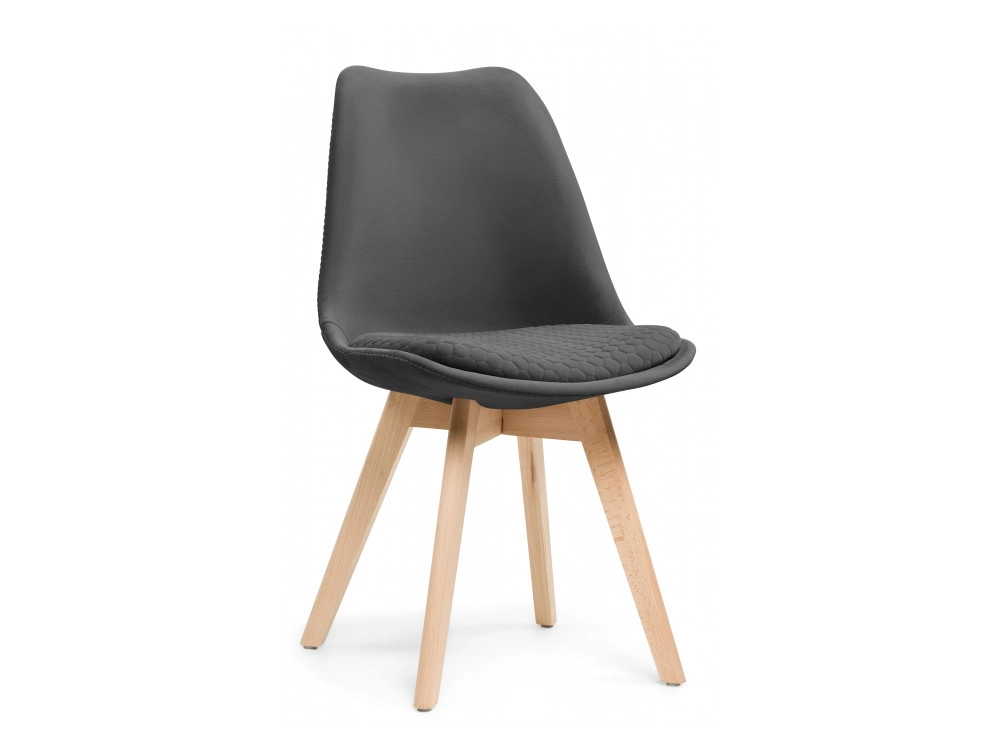 Bonuss dark gray / wood Стул деревянный - фото №1