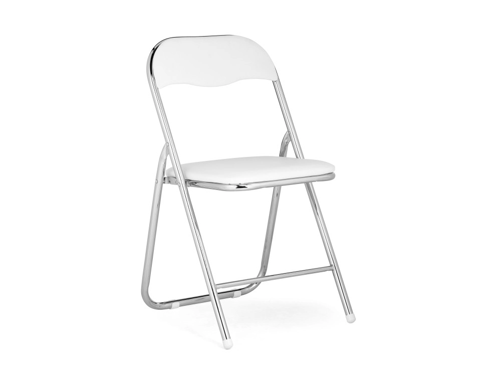 Fold 1 складной white / chrome Стул на металлокаркасе - фото №1