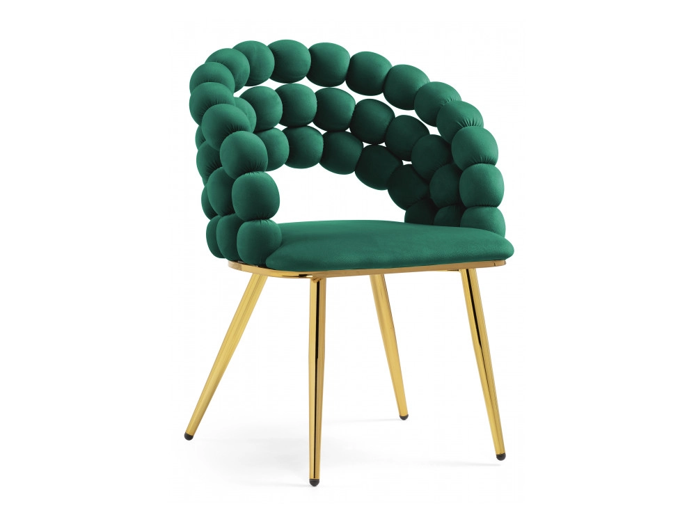 Ball green / gold Стул на металлокаркасе - фото №1