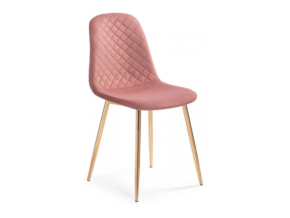 Dabl pink / gold Стул на металлокаркасе - фото №1