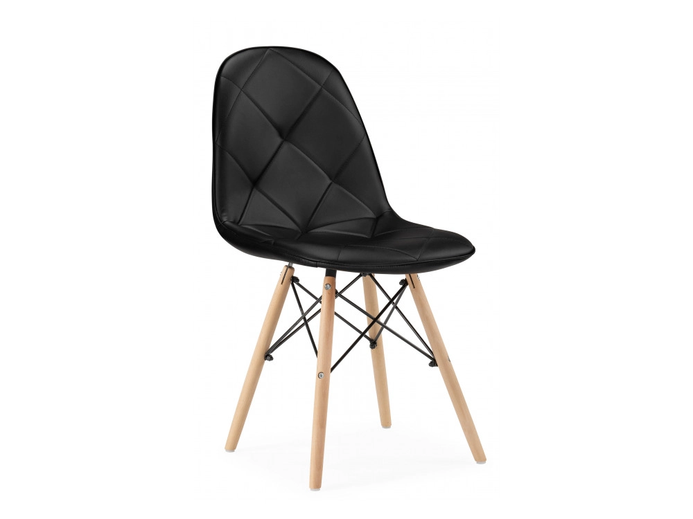 Kvadro 1 black / wood Стул деревянный - фото №1