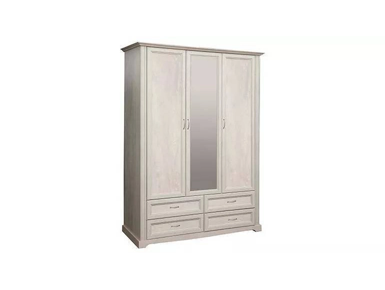 Шкаф для одежды Сохо 32.02 бетон белый/бетон патина - фото №1