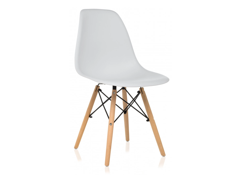 Eames PC-015 white Стул деревянный - фото №1