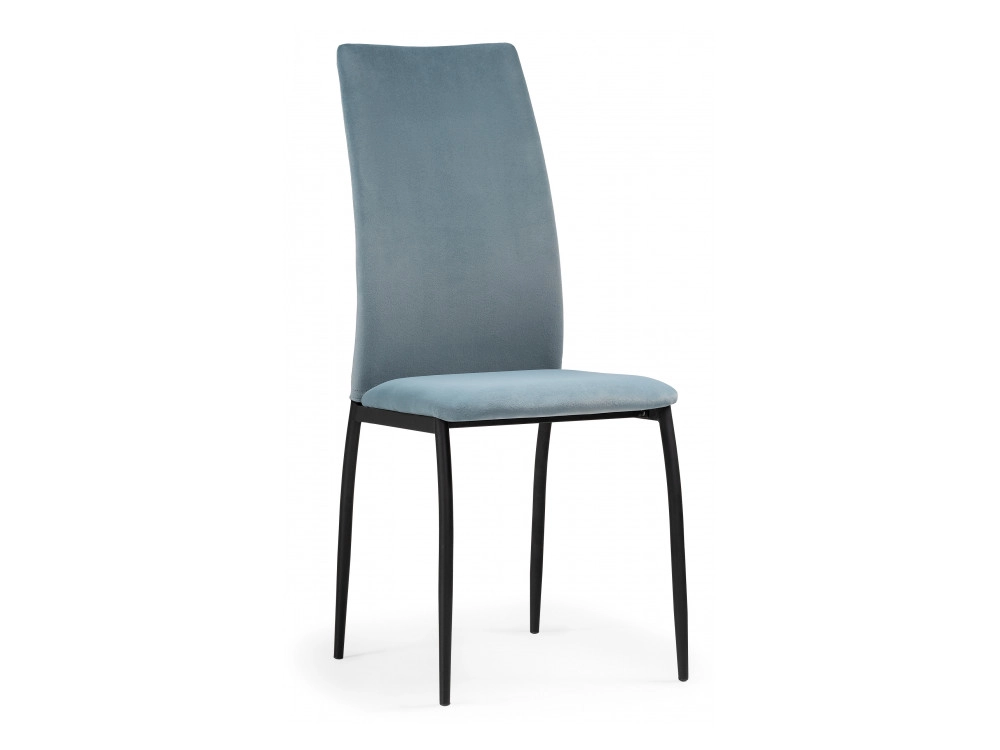Tod light blue / black Стул на металлокаркасе - фото №1