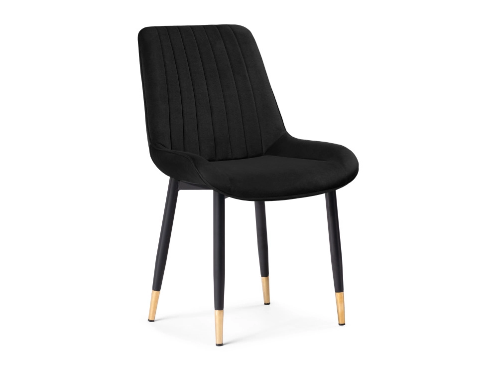 Seda-1 black / gold / black Стул на металлокаркасе - фото №1