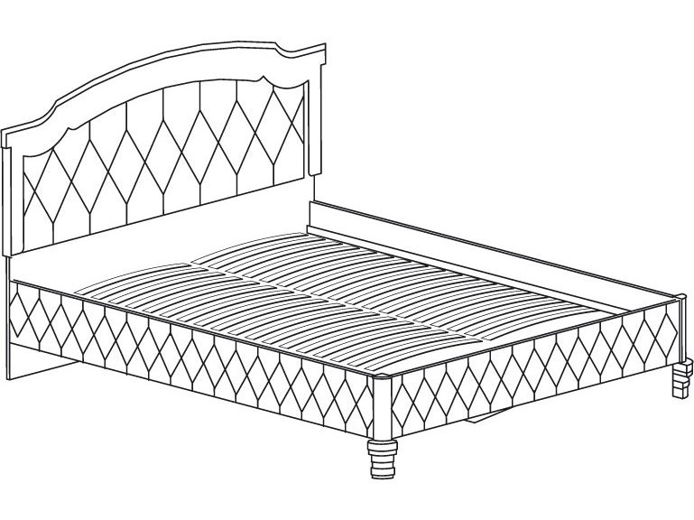 Кровать *1600  Марлен №488 - фото №1