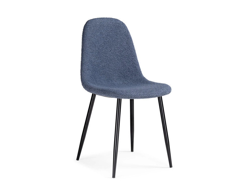 Lilu dark blue / black Стул на металлокаркасе - фото №1