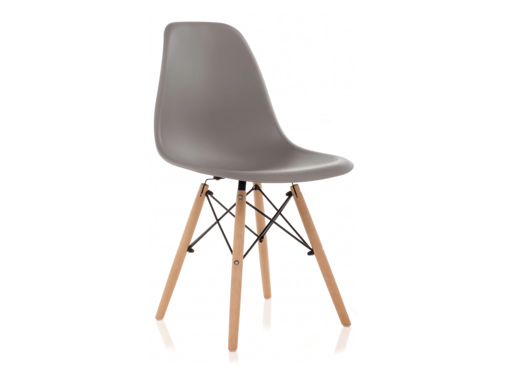 Eames PC-015 серый Пластиковый стул - фото №1