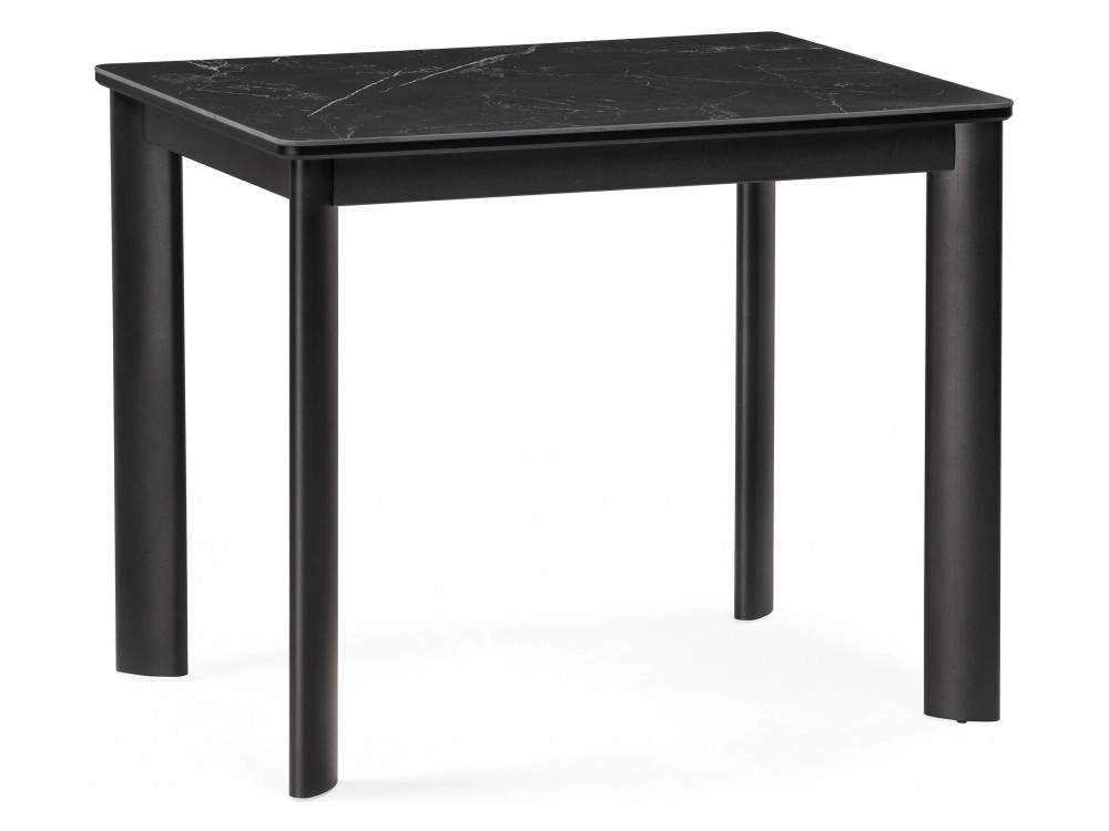 Кина 90(130)х65х76 shakespeare black / черный Керамический стол - фото №1