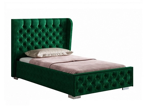 Кровать с подъемным механизмом Франческа 160х200, зеленый - фото №1