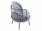 Кресло Sheffilton SHT-AMS123 стальной серый/графит муар - фото №4