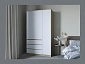 Челси Шкаф 1200 (Белый глянец, Дуб Сонома) - фото №2