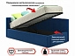 Односпальная кровать-тахта Bonna 900 синяя с подъемным механизмом и матрасом PROMO B COCOS - фото №4