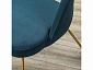 Кресло Lars Diag blue/Линк золото - фото №12