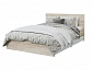 Кровать с латами и ящиками Лори 160х200, дуб сонома - фото №2