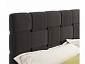 Мягкая кровать Tiffany 1600 шоколад с ортопедическим основанием с матрасом PROMO B COCOS - фото №3