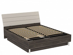 Кровать с мягким элементом Capri (160х200) с коробом и ПМ - фото №1