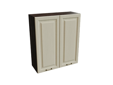 Шкаф В809 с 2-мя дверцами Ницца ДБК/ДУБ/КРЕМ Ф50Н - фото №1, 888_ММК-00017533