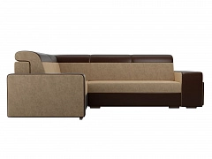 Угловой диван Мустанг с двумя пуфами Левый - фото №1