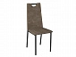 Комплект стульев Орлеан (4 шт), черный велюр коричневый - фото №3