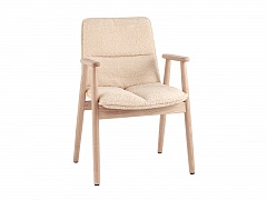 Стул обеденный STOOL GROUP Philo с деревянными ножками Бежевый     - фото №1, 66_7322212101
