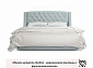 Мягкая кровать "Stefani" 1600 мята пастель с подъемным механизмом - фото №10