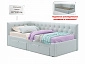 Односпальная кровать-тахта Afelia с ящиками 900 мята пастель с ортопедическим основанием - фото №4