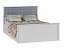Кровать с настилом ДСП Ричард РКР-2 140х200, ясень, рогожка - миниатюра