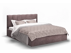 Кровать с подъемным механизмом Элен 140х200, серо-фиолетовый - фото №1