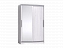 Шкаф-купе с зеркалом Strike 1350 Ясень Анкор светлый, ЛДСП - миниатюра