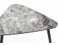 Рамси мрамор серый Стол стеклянный - фото №5