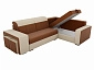 Угловой диван Мустанг с двумя пуфами Правый - фото №6