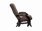Кресло-качалка Модель 68 (Leset Футура) Венге текстура, ткань Malmo 28 - фото №4