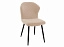 Стул DikLine 239М B03 BEIGE, ножки черные, микровелюр - миниатюра