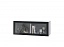 Шкаф навесной горизонтальный со стеклом Шарлиз, 90 см, МДФ - миниатюра