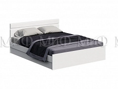Нэнси New МДФ Кровать 140 (Белый глянец) - фото №1, mdmНФ-00005436