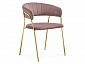 Kamelia 1 light purple /gold Стул на металлокаркасе - фото №2