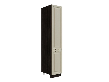 Шкаф П400 с 2-мя дверцами Ницца ДБК/ДУБ/КРЕМ Ф20 - фото №1, 888_ММК-00017598