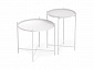 Двойной кофейный столик Sheffilton SHT-CT8/CT8-2 белый муар  - фото №2