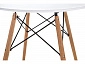 Table 90 white / wood Стол деревянный - фото №7