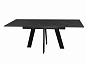 Стол DikLine SKM140 Керамика Черный мрамор/подстолье черное/опоры черные (2 уп.) - фото №5