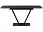 Бугун 120(160)х80 черный мрамор / черный Керамический стол - фото №5