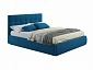 Мягкая кровать "Selesta" 1400 синяя с ортопед.основанием с матрасом PROMO B COCOS - фото №2