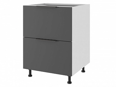 Тумба напольная с 2- мя ящиками 60 х 82 см Коктейль - фото №1, 5500100200170