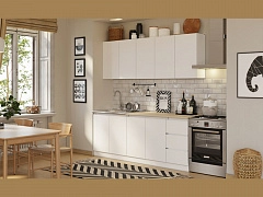 Кухня ЛДСП Челси 2000 (Белый) - фото №1, mdmMF-000088706